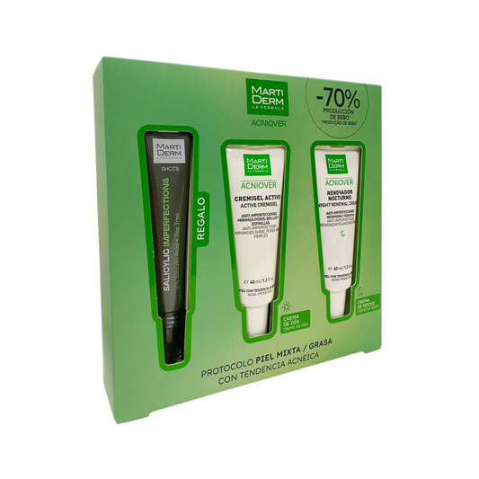 Martiderm Acniover Pack Protocolo Pele Mista/Oleosa