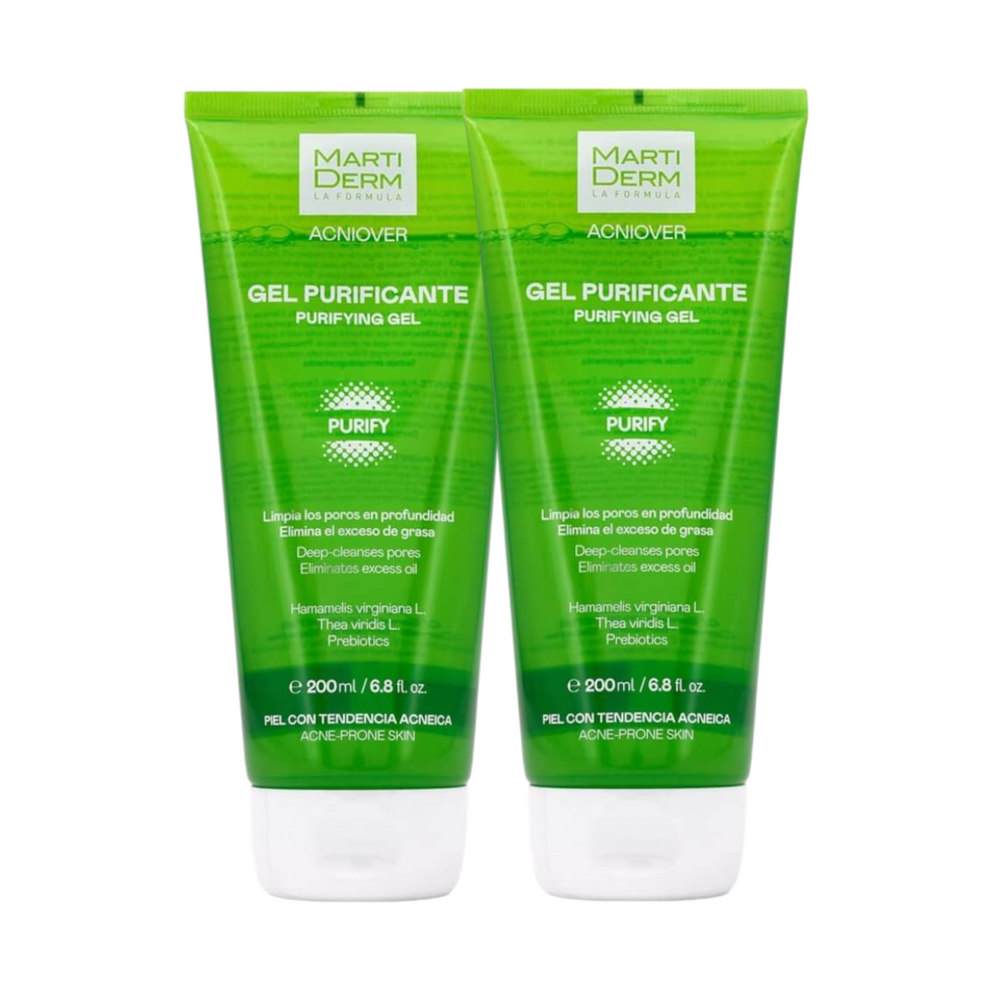 Martiderm Acniover Pack Gel Limpeza Purificante 2x200mL