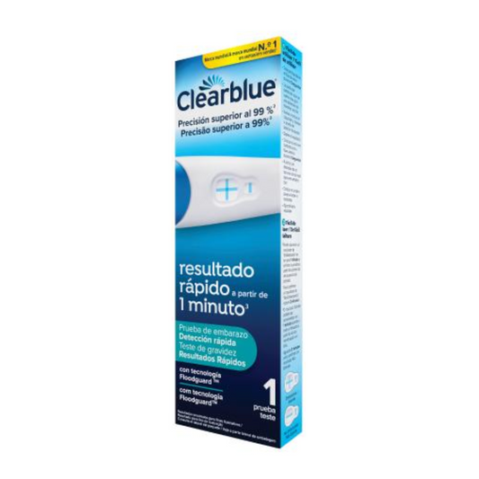 Clearblue Teste de Gravidez Resultado Rápido 1 Minuto