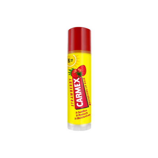 Carmex Strawberry Moisturizing Lip Balm Stick SPF15 4.25g