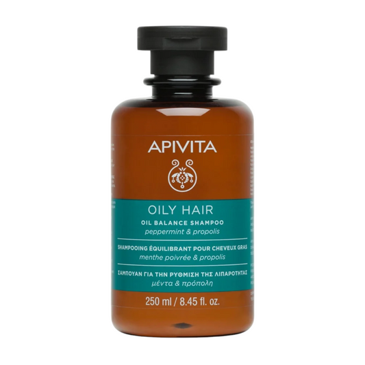 Apivita Oily Hair Champô Equilíbrio da Oleosidade 250mL