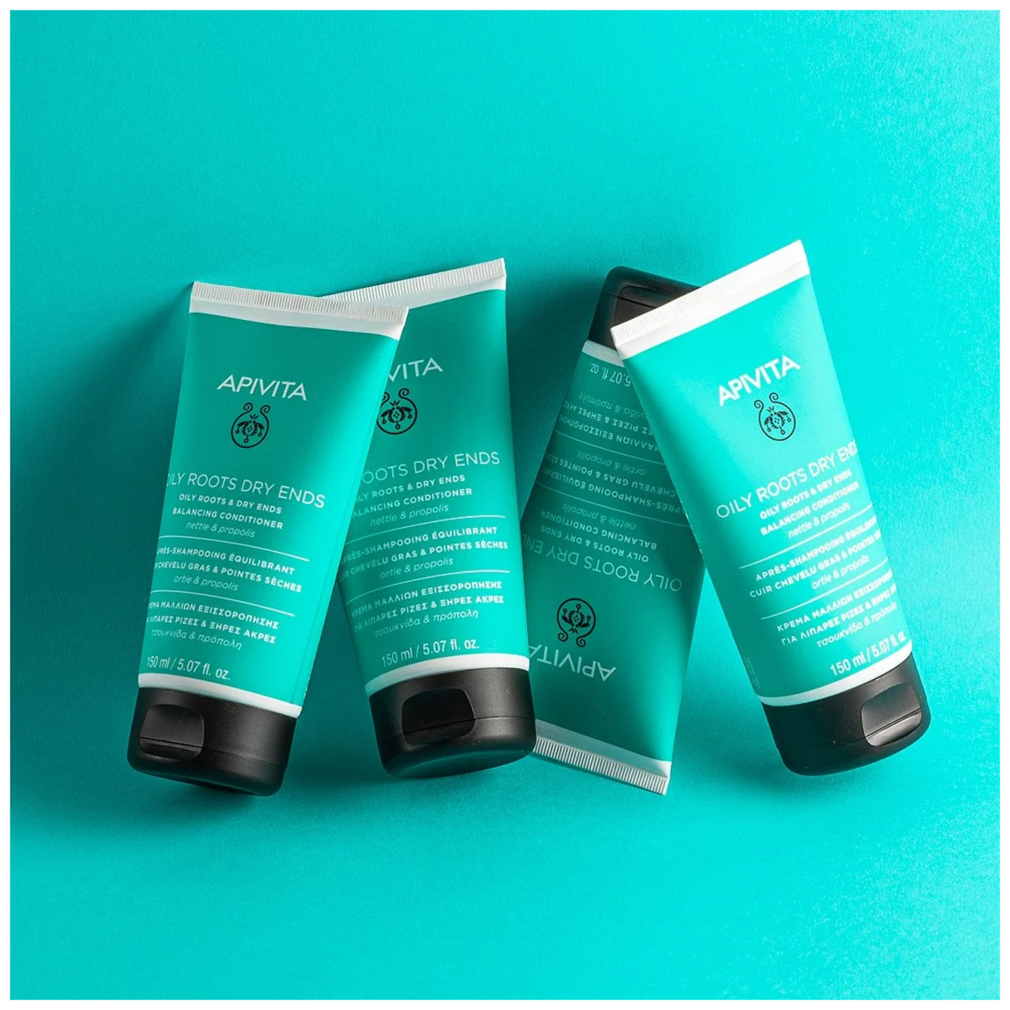 Apivita Oily Roots Dry Ends Condicionador Raízes Oleosas e Pontas Secas 150mL