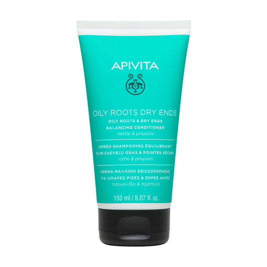 Apivita Oily Roots Dry Ends Condicionador Raízes Oleosas e Pontas Secas 150mL
