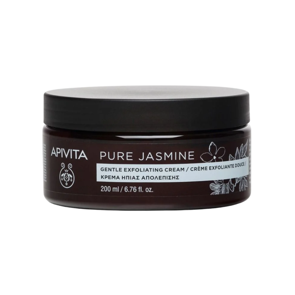 Crema exfoliante suave con jazmín puro de Apivita, 200 ml
