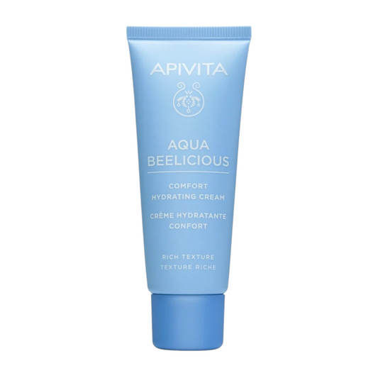 Apivita Aqua Beelicious Creme Hidratante Conforto Textura Rica 40mL