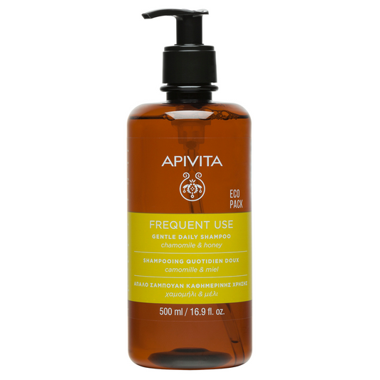 Apivita Uso Frequente Champô Suave Eco Pack 500mL