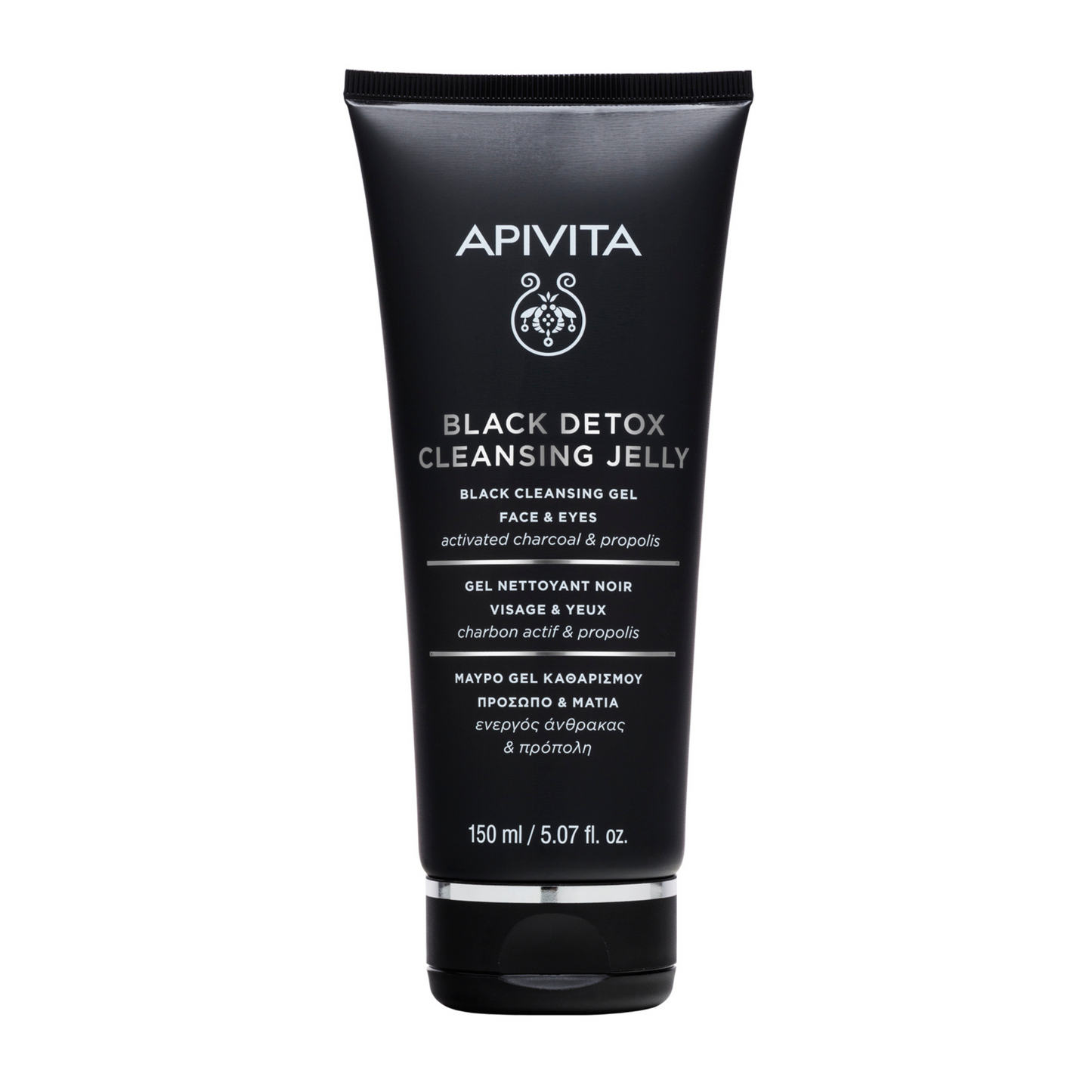 Apivita Black Detox Black Cleansing Gel for Face and Eyes 150mL