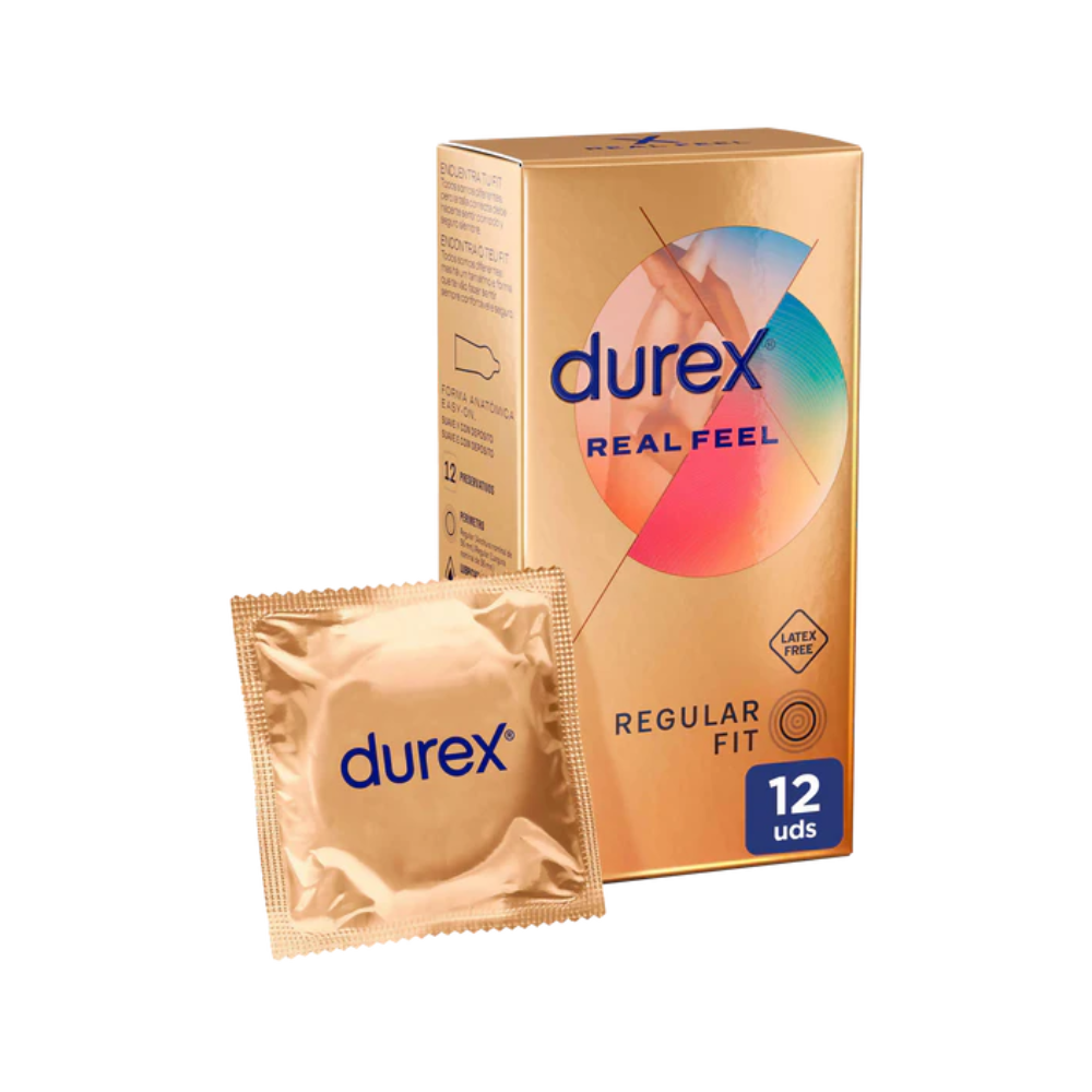 Durex Real Feel Preservativos x12