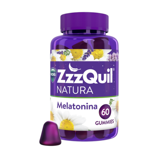 Vicks ZzzQuil Natura Melatonina Gomas Frutos do Bosque x60