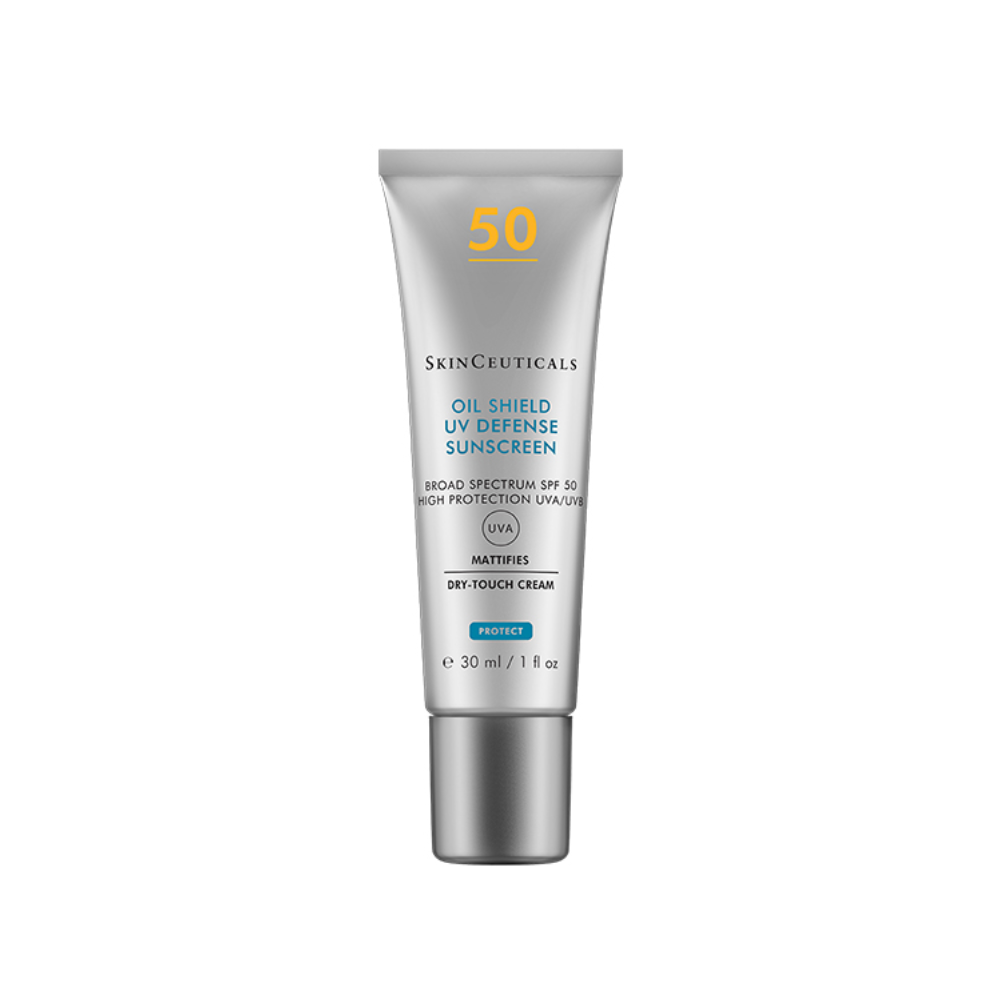 Aceite protector solar SkinCeuticals con protección UV FPS 50, 30 ml