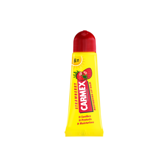 Carmex Strawberry Moisturizing Lip Balm Tube SPF15 10g