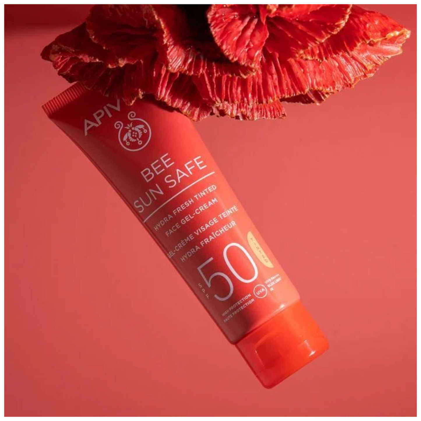 Apivita Bee Sun Safe Gel-Creme Hidra Refrescante com Cor SPF50 50mL