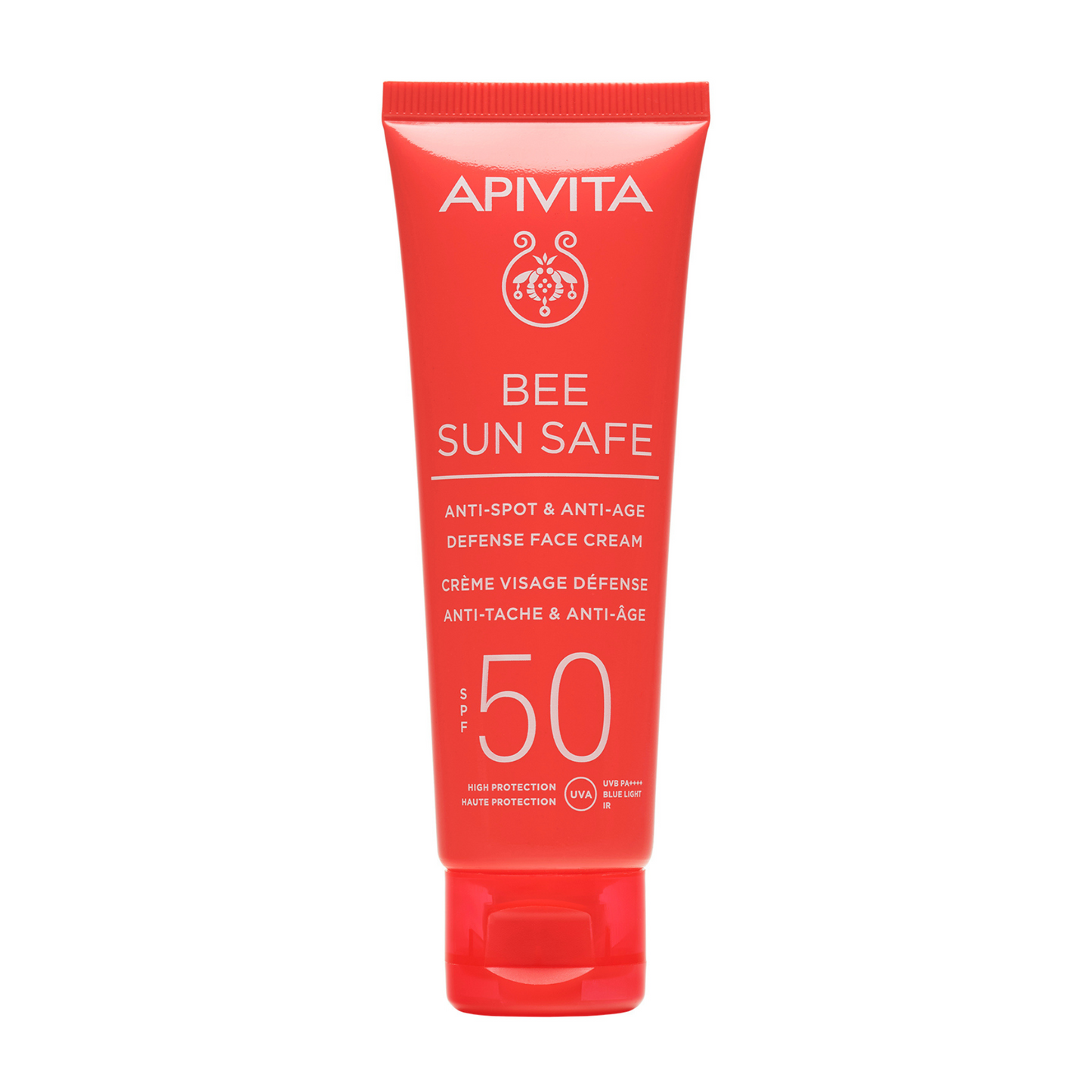 Apivita Bee Sun Safe Anti-Blemish and Anti-Aging Face Defense Cream SPF50 50mL