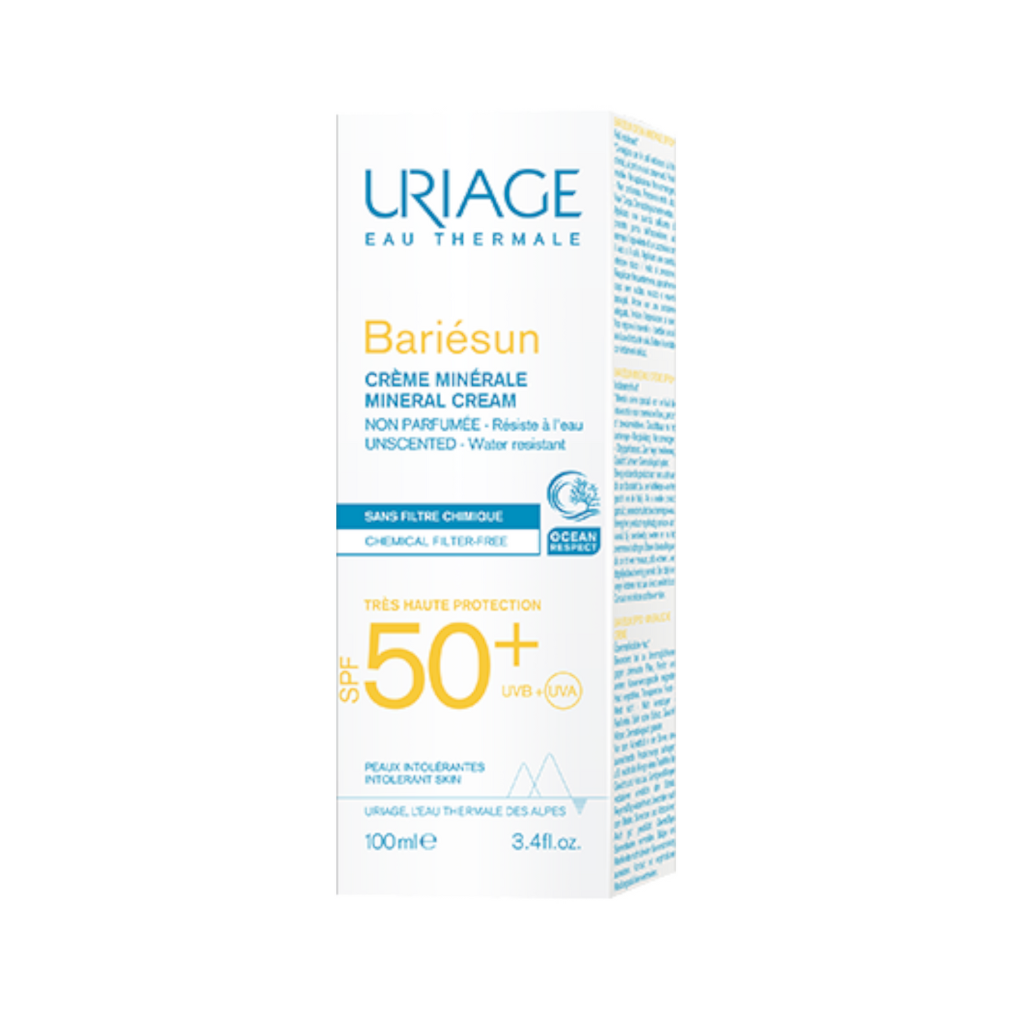 Uriage Bariésun Creme Mineral SPF50+ 100mL