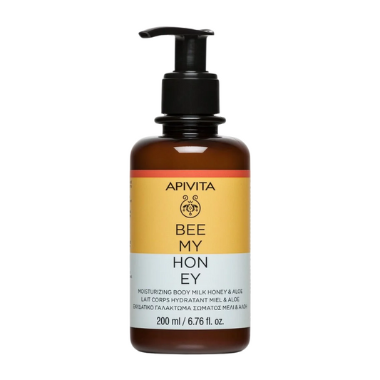 Leche corporal hidratante Bee My Honey de Apivita, 200 ml