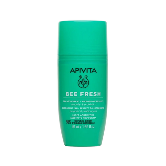 Desodorante roll-on Bee Fresh de Apivita, 50 ml
