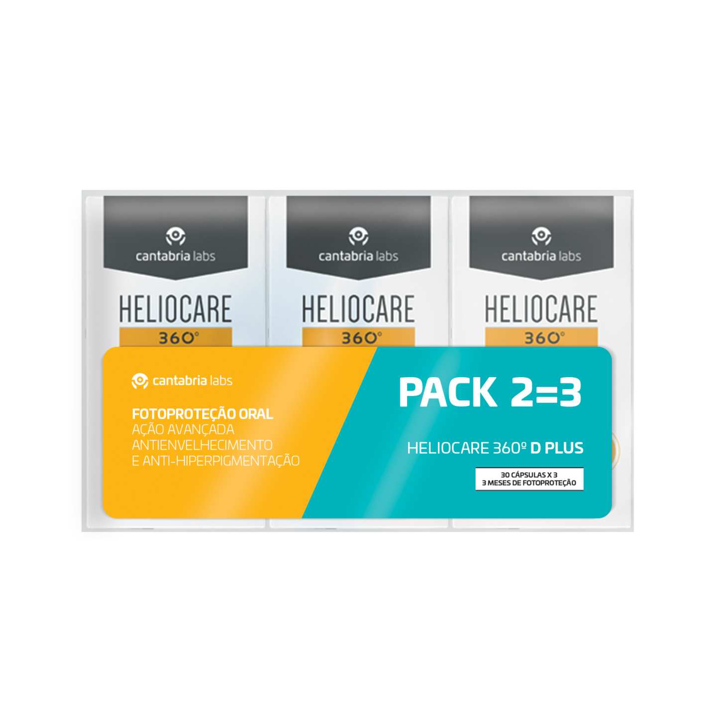 Heliocare 360º Pack D Plus Cápsulas 3x30