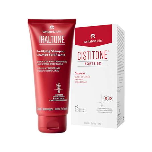 Cistitone Pack Forte BD Cápsulas x60 + Iraltone Champô Fortificante 200mL