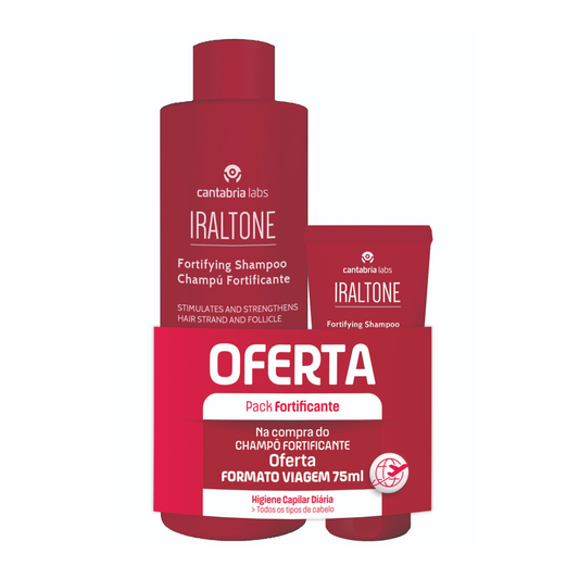 Iraltone Pack Champô Fortificante 400mL + Champô Fortificante 75mL