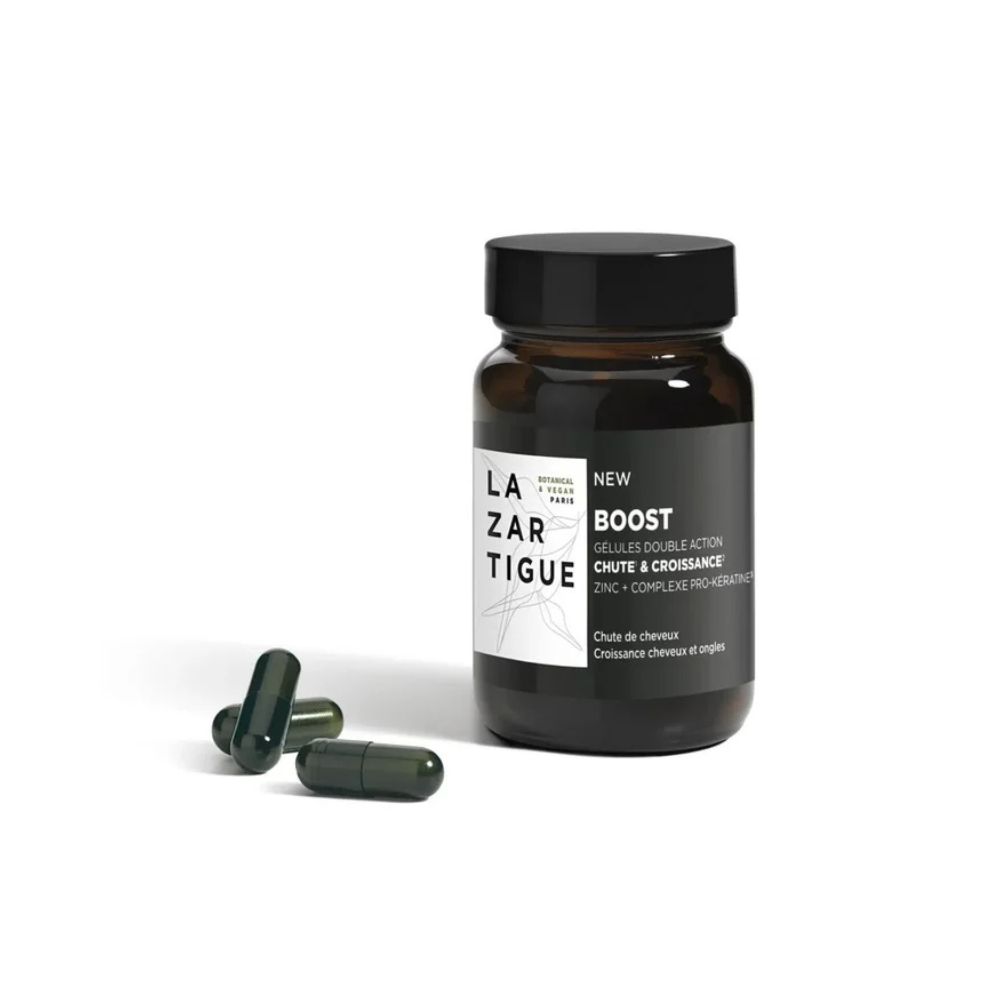 Cápsulas de suplemento para la caída del cabello Lazartigue Boost x30