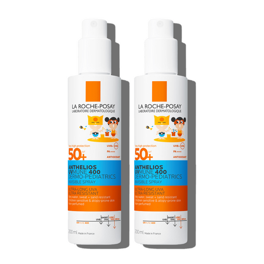 La Roche Posay Pack Anthelios UVMune 400 Dermo-Pediatrics Spray Invisível SPF50+ 2x200mL