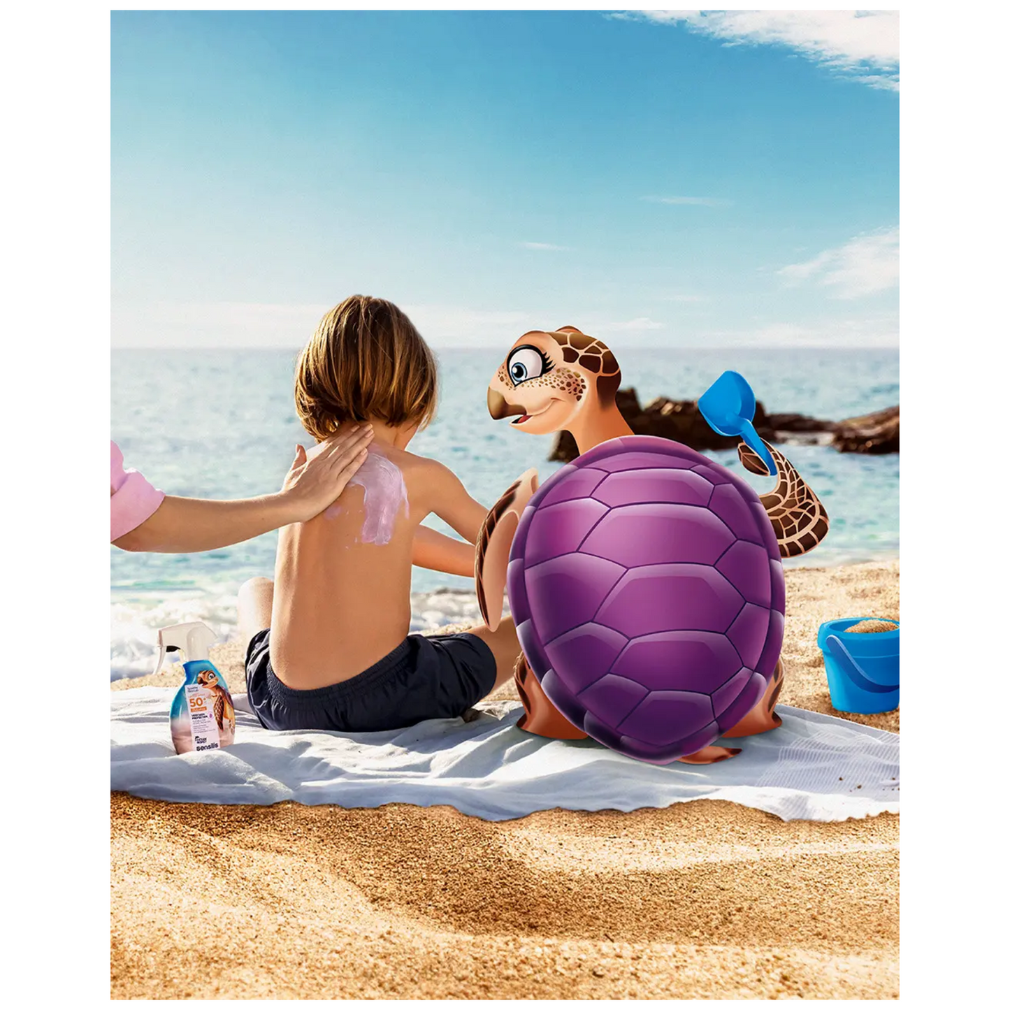 Sensilis Pack Pediatric Solar Spray Lotion SPF50+ 2x200mL