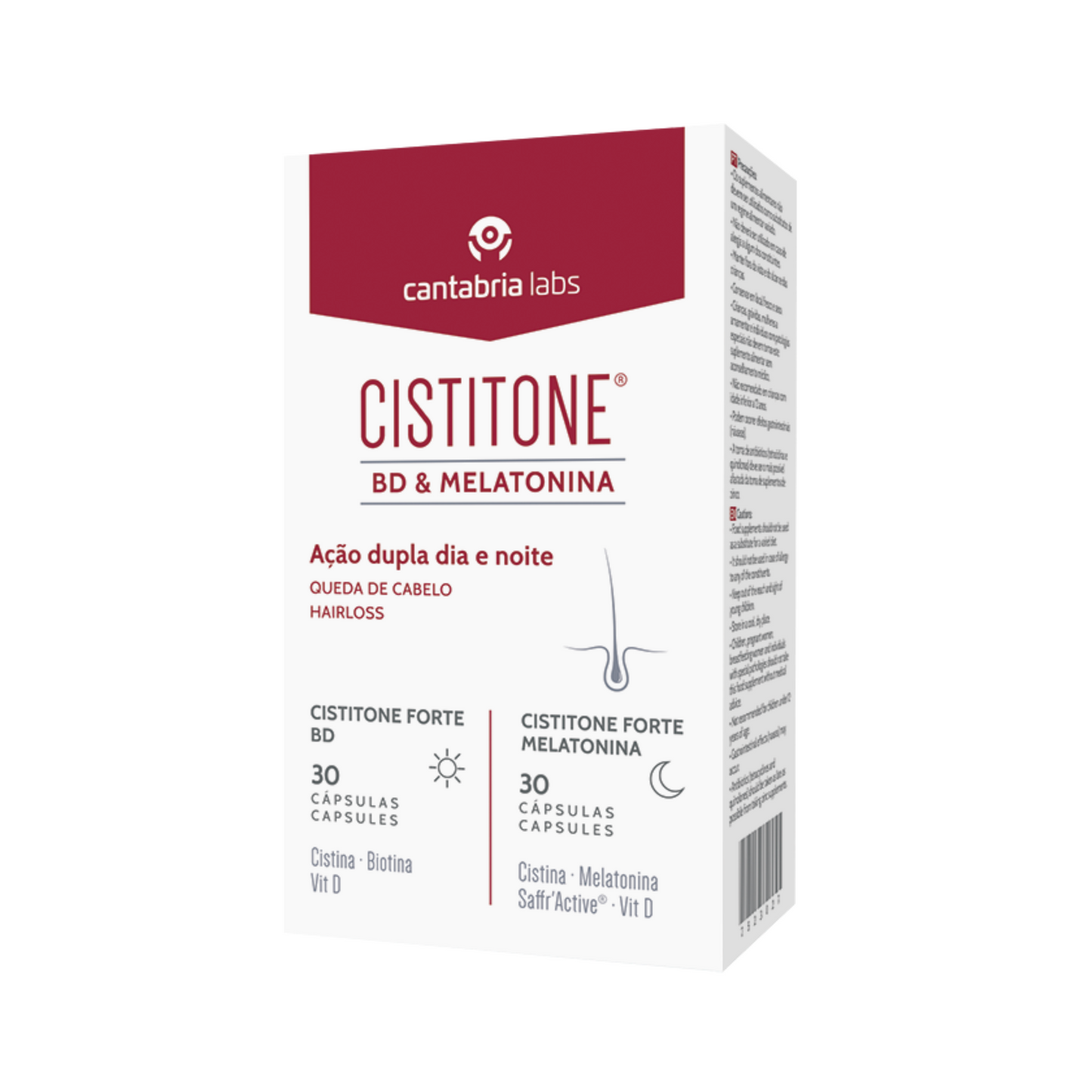 Cápsulas de Cistitone BD y Melatonina 30+30