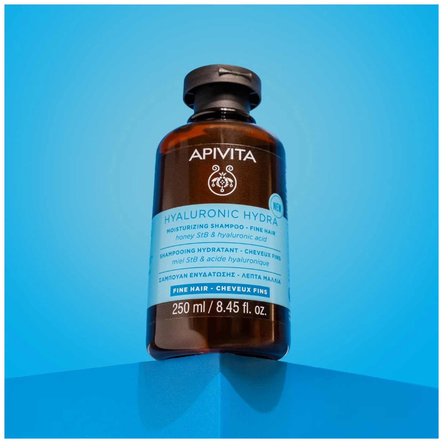 Apivita Hyaluronic Hydra Moisturizing Shampoo for Fine Hair 250mL