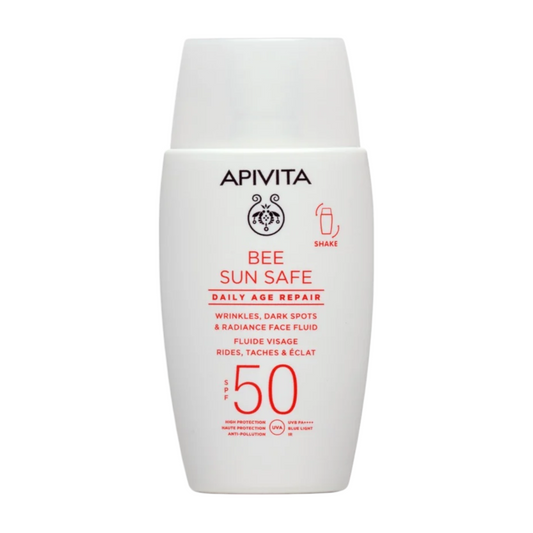 Apivita Bee Sun Safe Fluido Antirrugas e Anti-Manchas SPF50 50mL