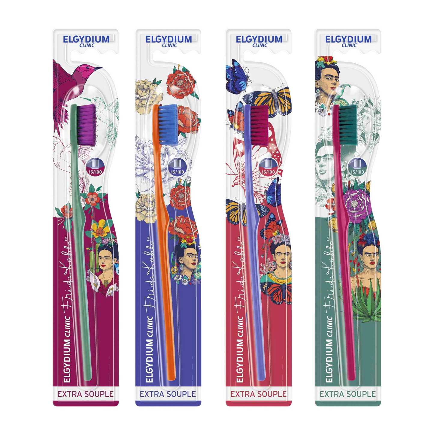 Elgydium Clinic 15/100 Frida Kahlo Limited Edition Toothbrush