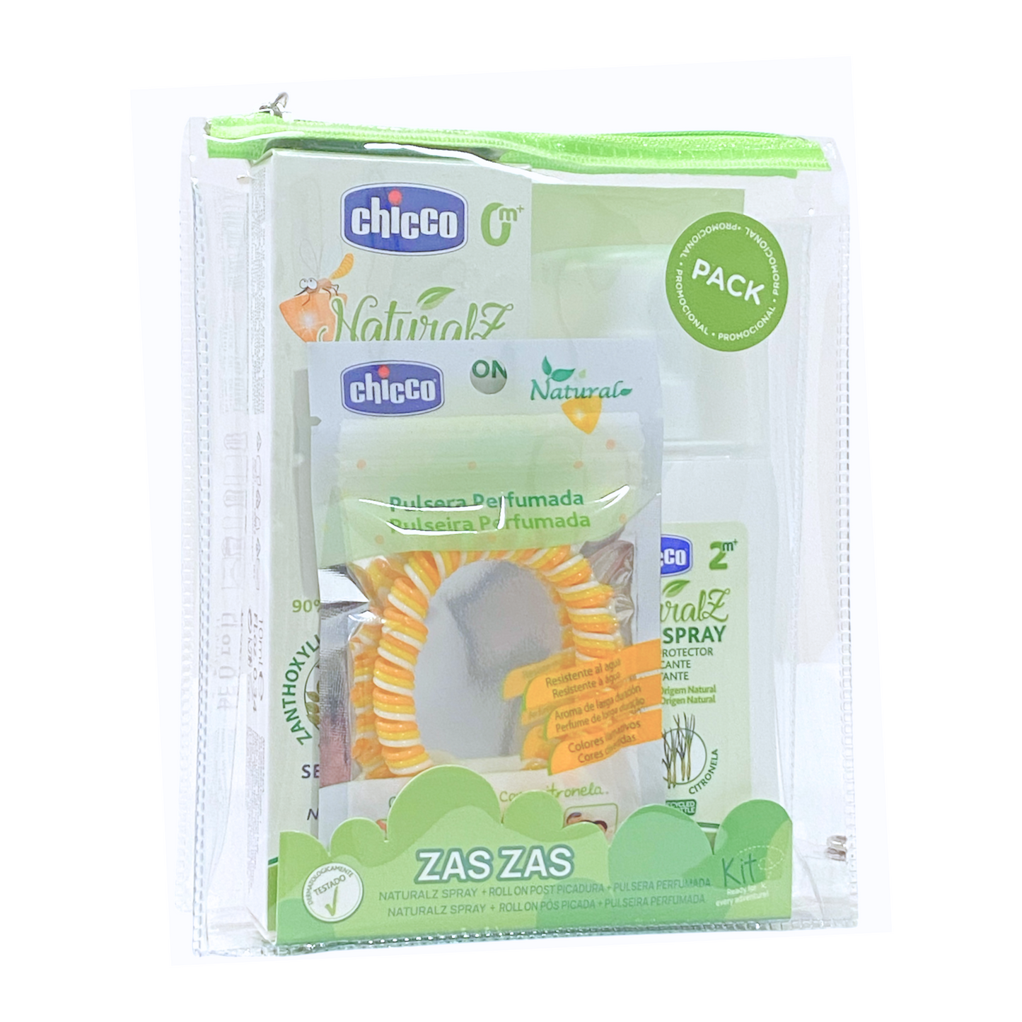 Chicco NaturalZ Pack Viagem Anti-Mosquito