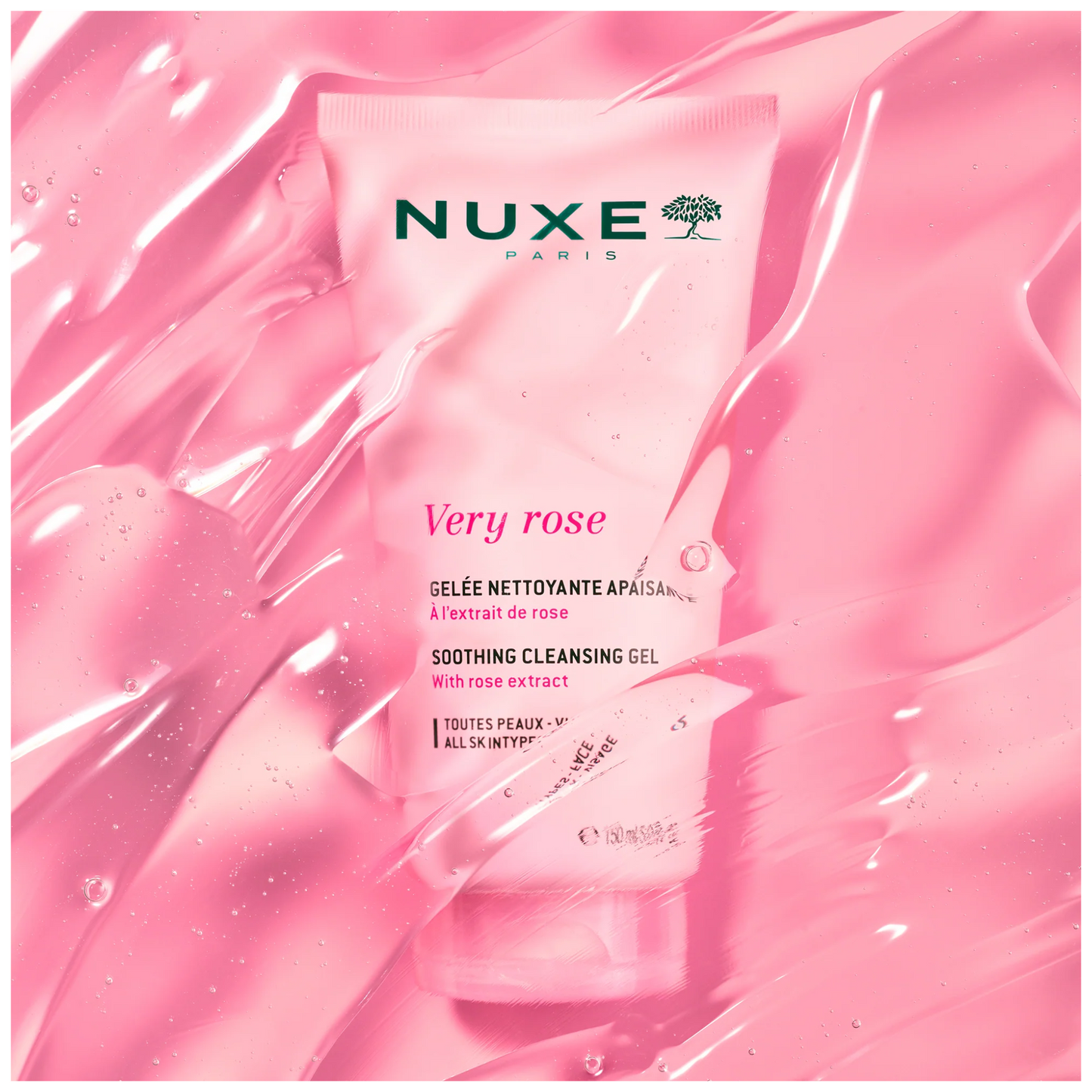 Nuxe Very Rose Gel Limpiador Calmante 150mL