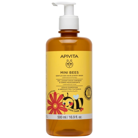 Apivita Mini Bees Gel Suave Cabelo e Corpo 500mL