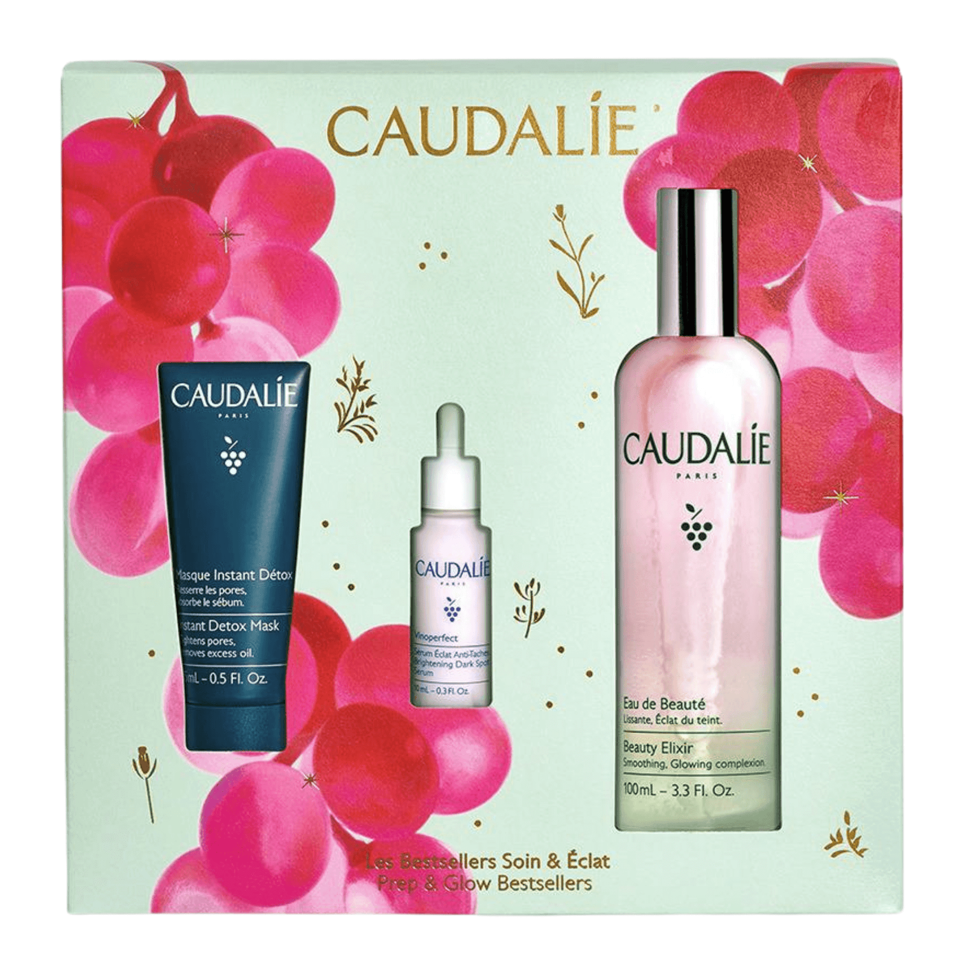 Caudalie Coffret Trio Bestsellers Cuidado e Luminosidade