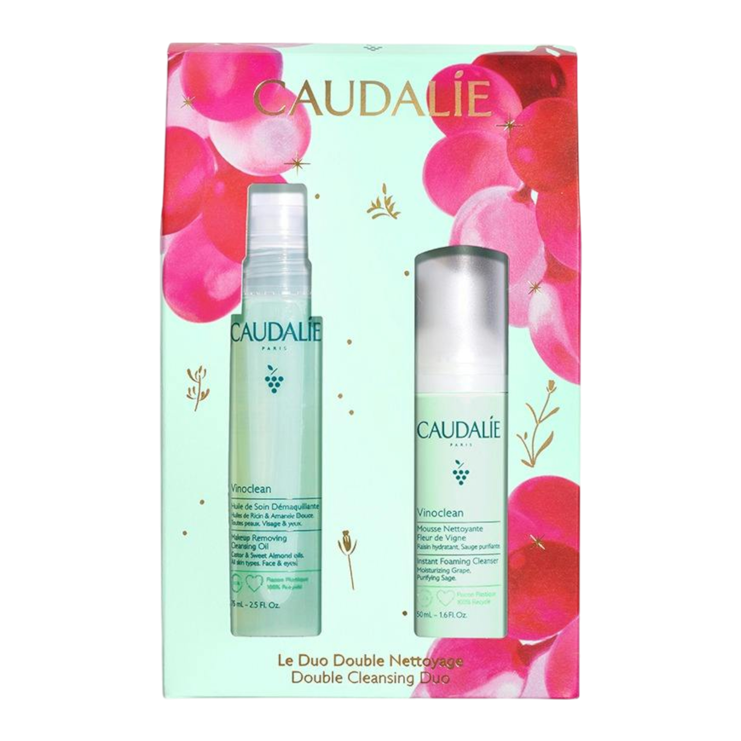 Caudalie Coffret Vinoclean Duo Dupla Limpeza