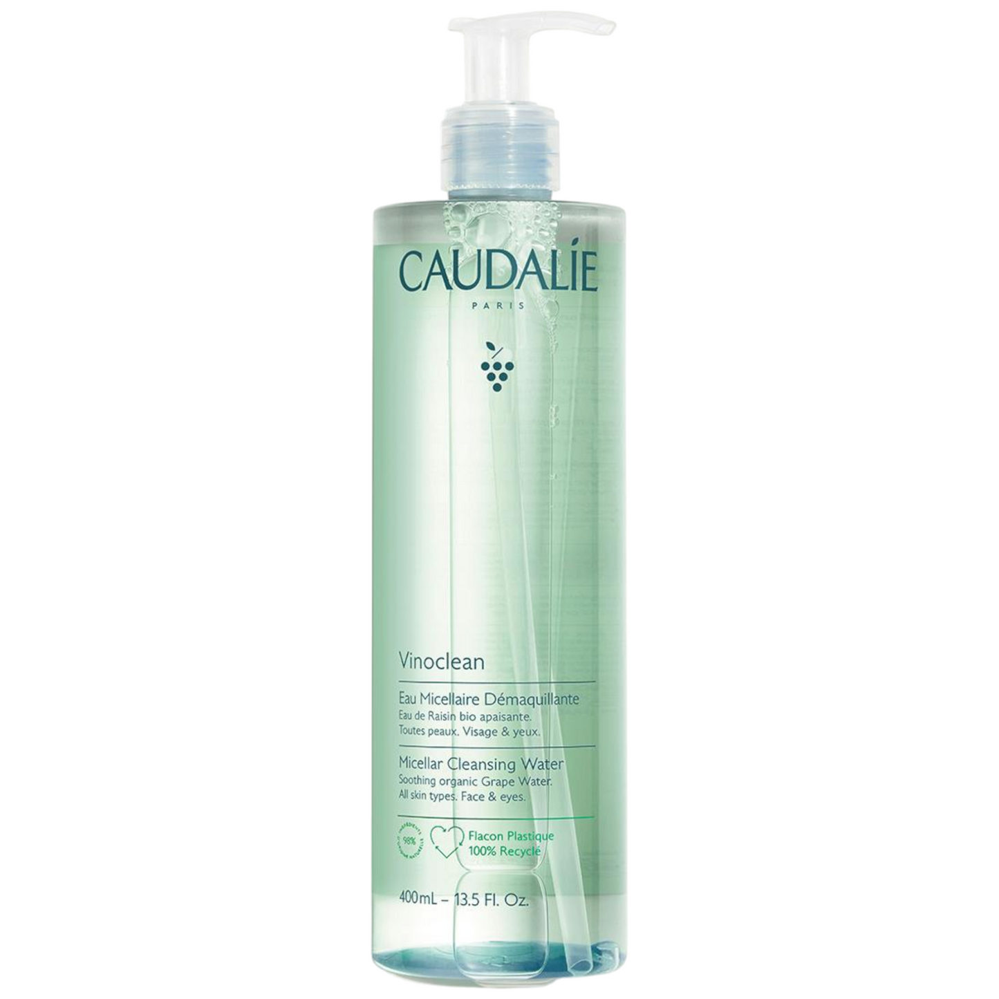 Caudalie Vinoclean Água Micelar Desmaquilhante 400mL