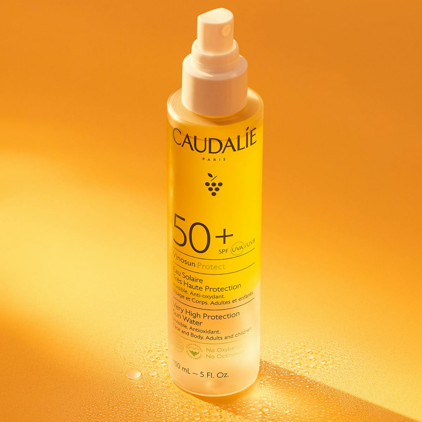 Caudalie Vinosun Protect Água Solar Proteção Elevada SPF50+ 150mL