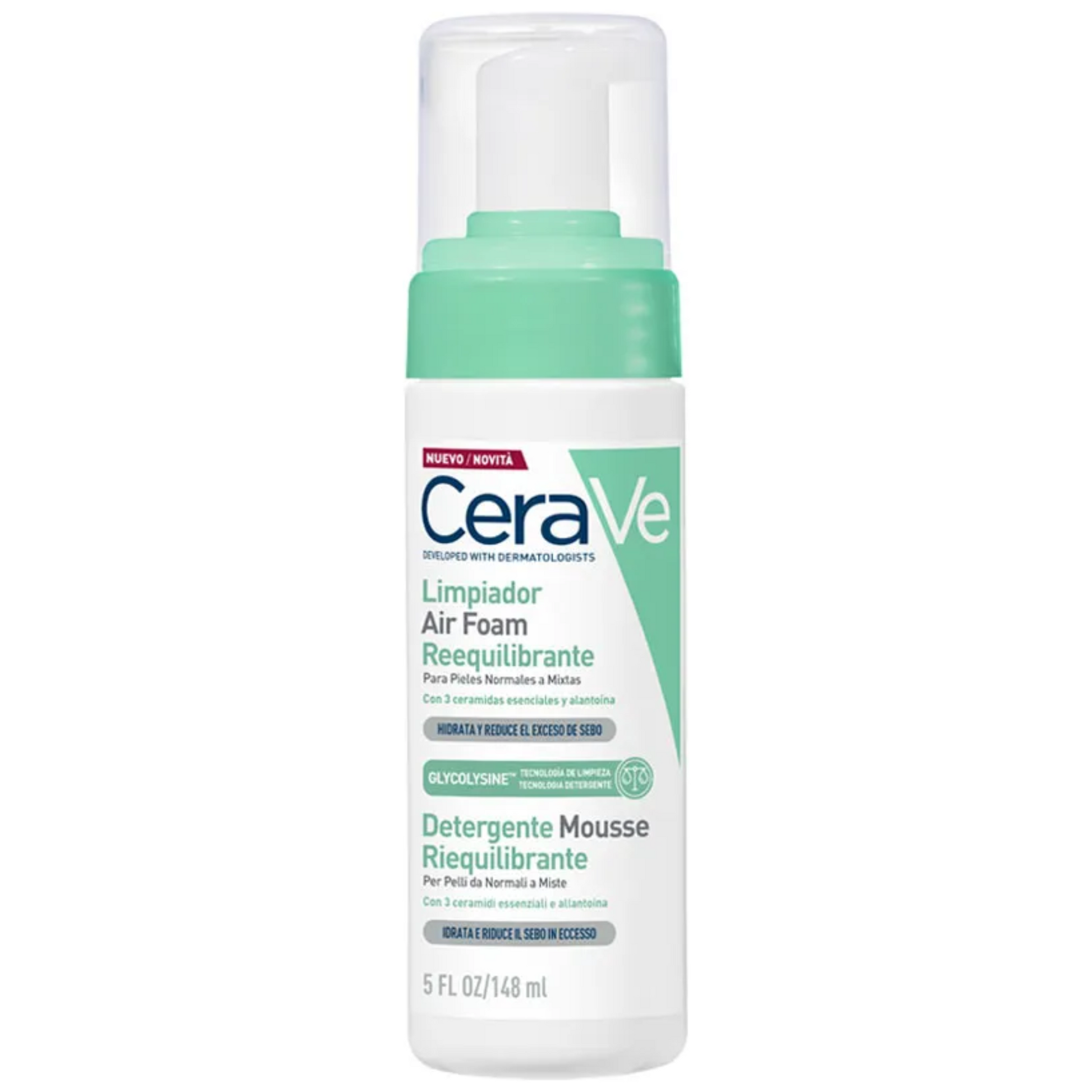 Cerave Air Foam Limpeza Reequilibrante 148mL