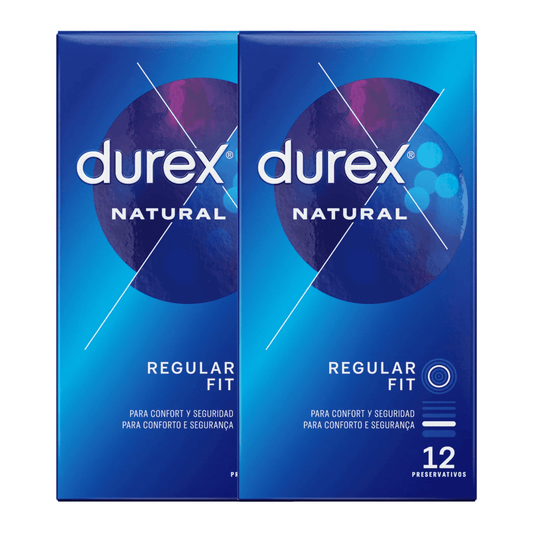 Durex Pack Natural Preservativos 2x12