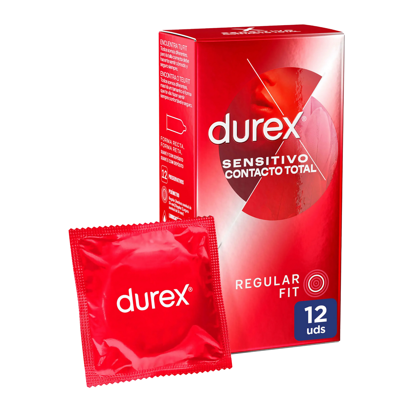 Durex Pack Sensitivo Contacto Total 2x12