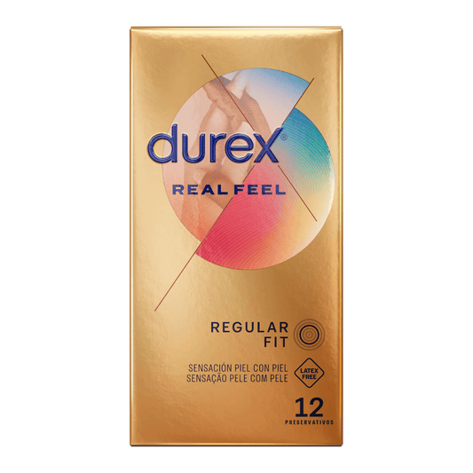 Durex Real Feel Preservativos x12