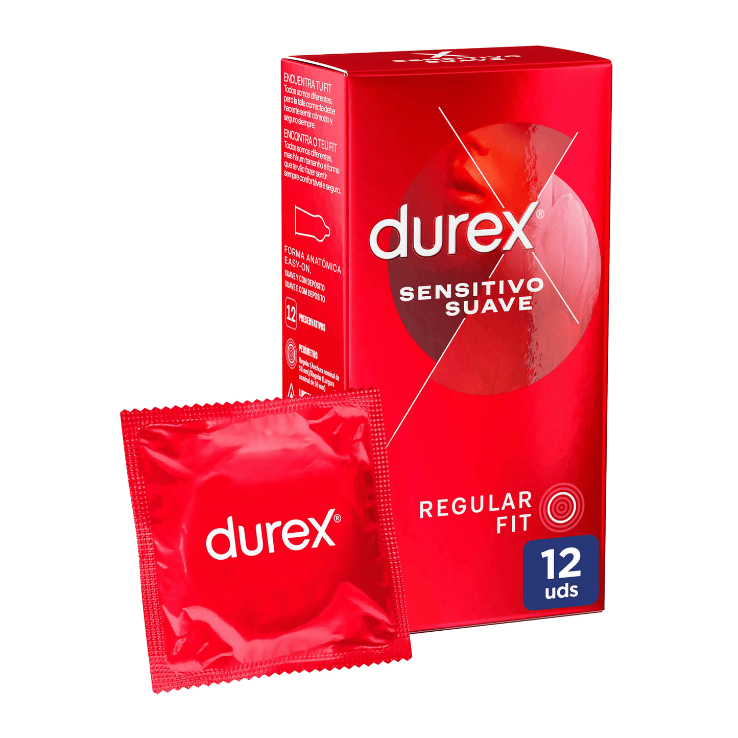 Durex Sensitivo Suave Preservativos x12