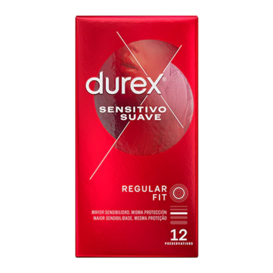 Durex Sensitivo Suave Preservativos x12