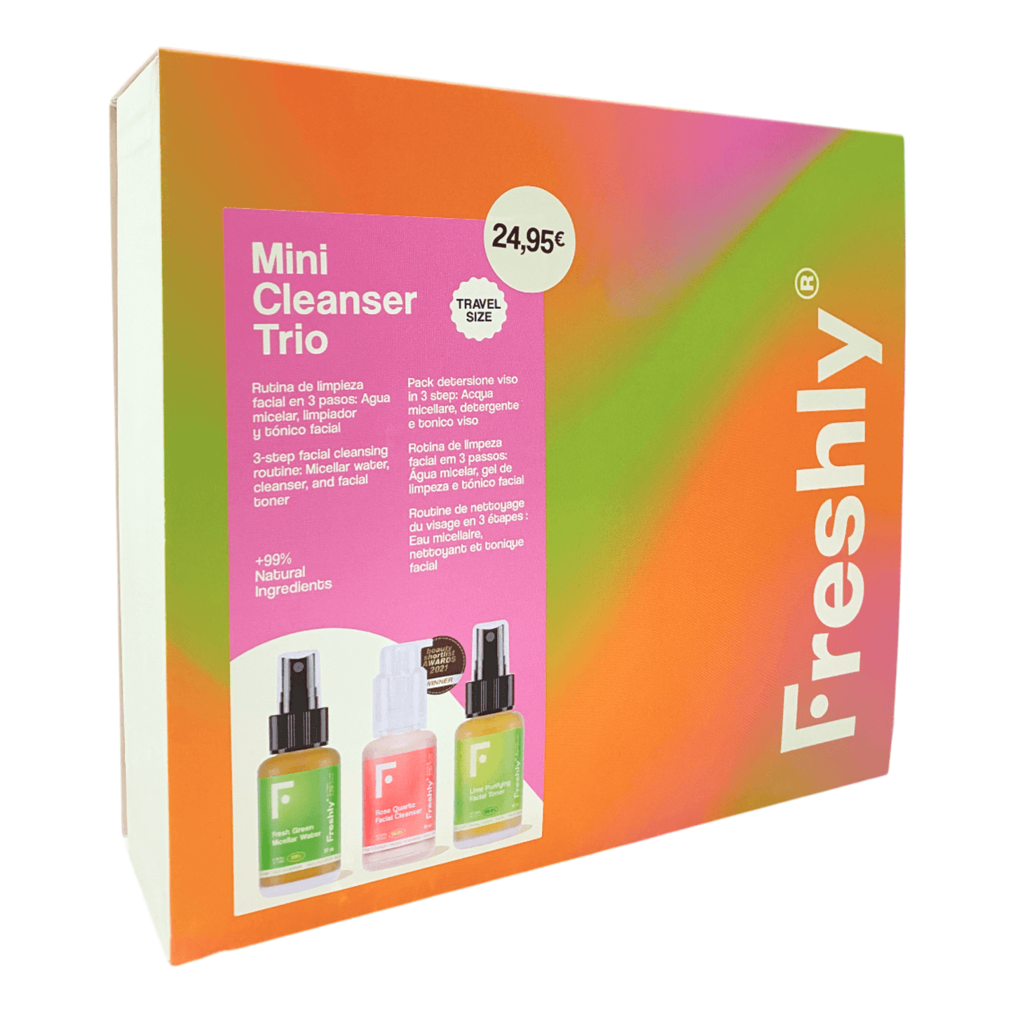Freshly Mini Cleanser Trio Rotina de Limpeza