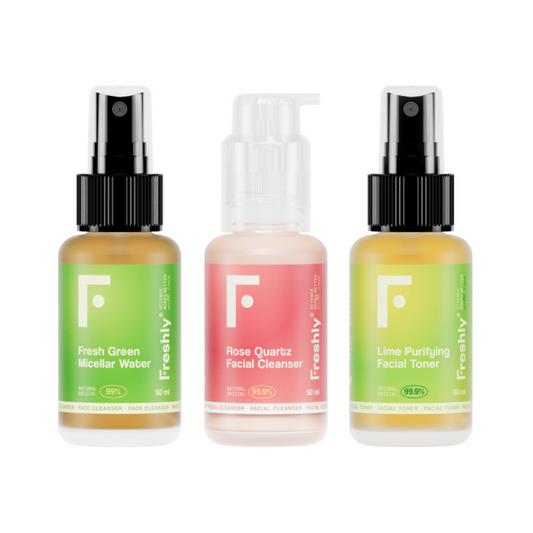 Freshly Mini Cleanser Trio Rotina de Limpeza