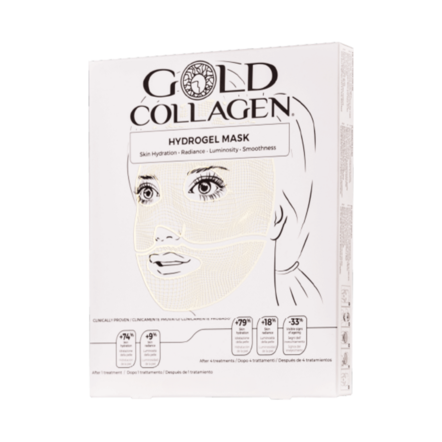 Gold Collagen Hydrogel Mask 30g