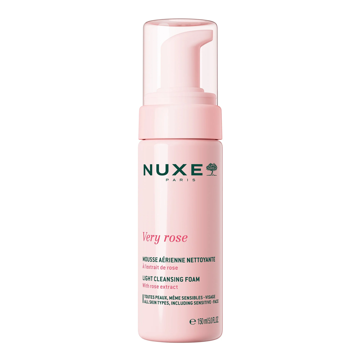 Nuxe Very Rose Espuma Leve de Limpeza 150mL