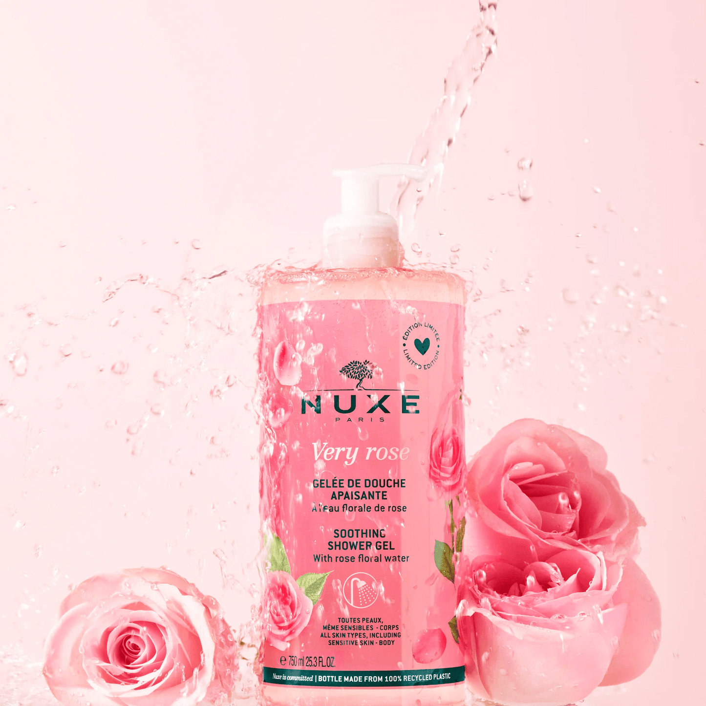 Nuxe Very Rose Gel de Ducha Calmante 750mL