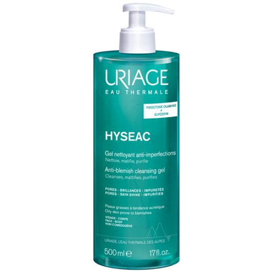 Uriage Hyséac Gel de Limpeza Anti-Imperfeições 500mL