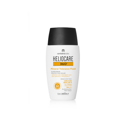 Heliocare 360º Fluido Mineral Tolerance Protetor Solar SPF50 50mL